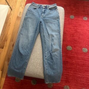 Madewell Curvy Baggy Straight Jeans